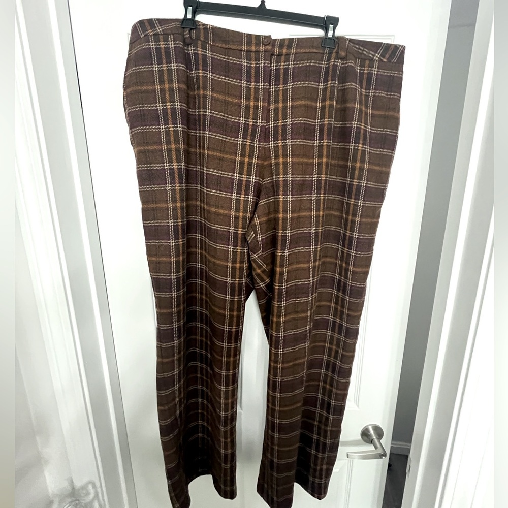 Jessica London plaid trousers